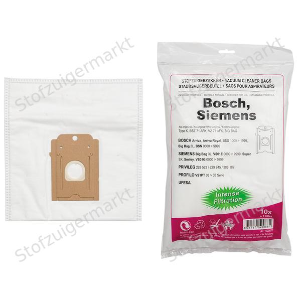 Microfiber - stofzuigerzakken - Bosch, Siemens - polybag