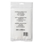 Microfiber - filter - zelfknip - 250x 200mm 2mm - universeel