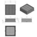 Flachfaltenfilter - Nilfisk King - HEPA - karton