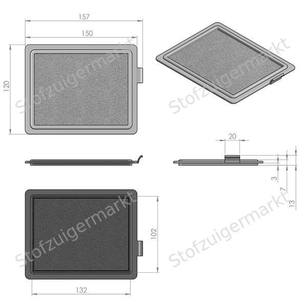 Vlakfilter - Philips/Electrolux/Aeg - doos