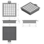 Flachfaltenfilter - Bosch/Siemens Dynapower/Ergomaxx - HEPA - karton