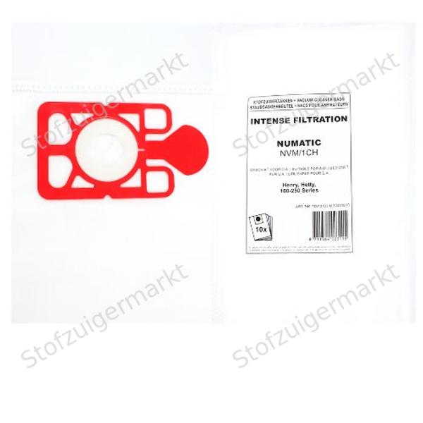 Staubsaugerbeutel aus Mikrofaser, geeignet für Numatic James, Henry  – 10 Beutel